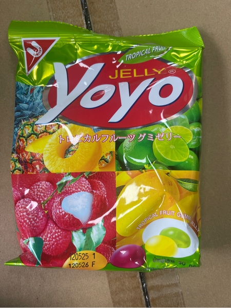 Kẹo dẻo Yoyo vị trái cây nhiệt đới 80g
