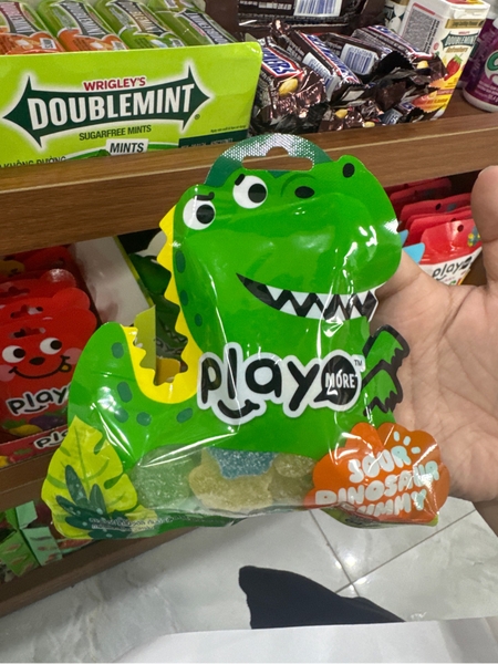 Kẹo dẻo khủng long Playmore 64g