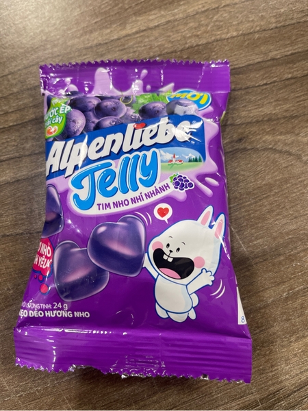 Kẹo Alpenliebe Jelly Tim Nho Nhí Nhảnh 24g