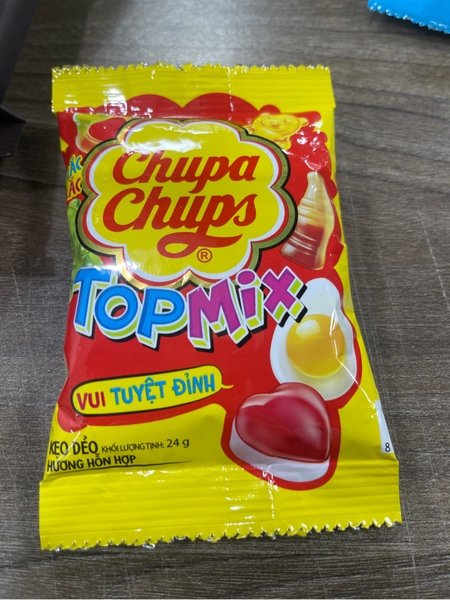 Kẹo Dẻo Chupa Chups Top Mix 24g
