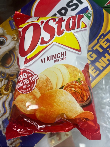 Bánh Snack O’Star Vị Kim Chi Hàn Quốc 53g