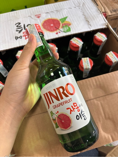 Rượu soju jinro vị bưởi 360ml