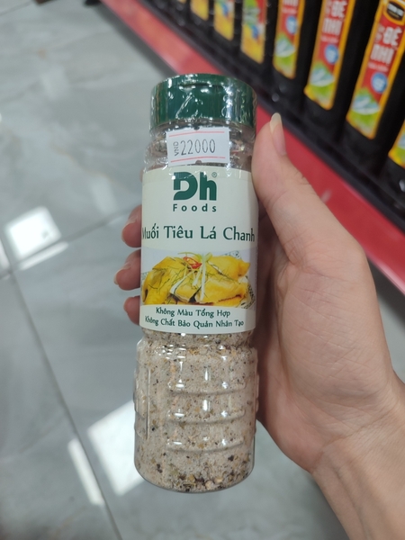 Muối tiêu lá chanh dh foods 110g