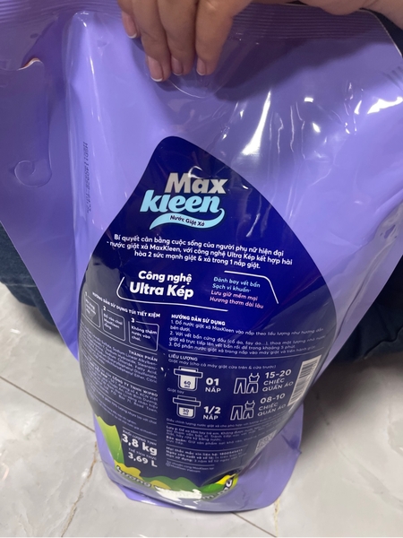 Nước Giặt MaxKleen Sớm Mai 3.69L