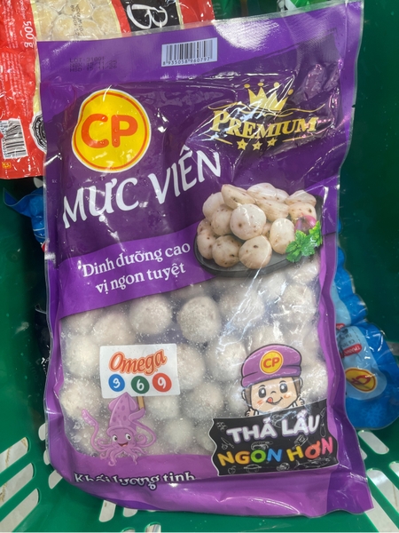 Mực Viên CP 500g