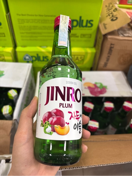 Rượu soju jinro vị mận 360ml