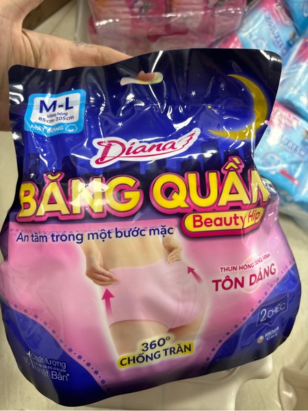 Diana băng quần size M-L 2 chiếc