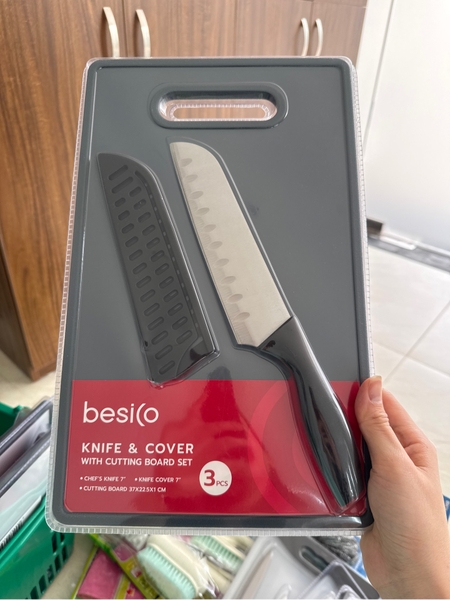 Bộ dao thớt nhựa