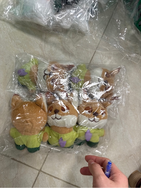 Móc khoá vàng cáo thỏ MK62