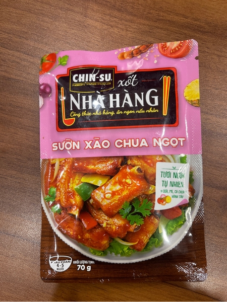 Chin-Su Xốt Sườn Xào Chua Ngọt 70g