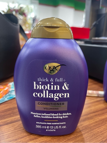 Dầu Xả Bồng Bềnh OGX Biotin & Collagen 385 ml