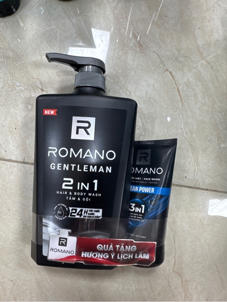 Tắm và gội 2in1 Gentleman Romano