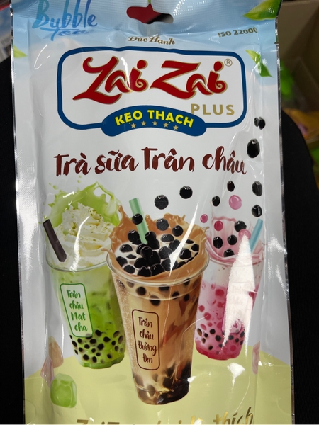 Kẹo Thạch Trà Sữa Trân Châu Zai Zai 320g