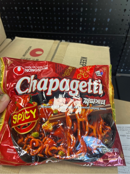 Mì trộn tương đen cay Chapagetti 137g