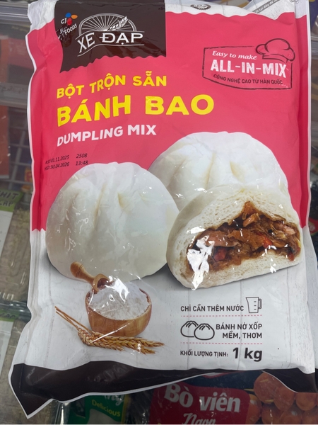 Bột Trộm Sẵn Bánh Bao Hiệu Xe Đạp 1kg