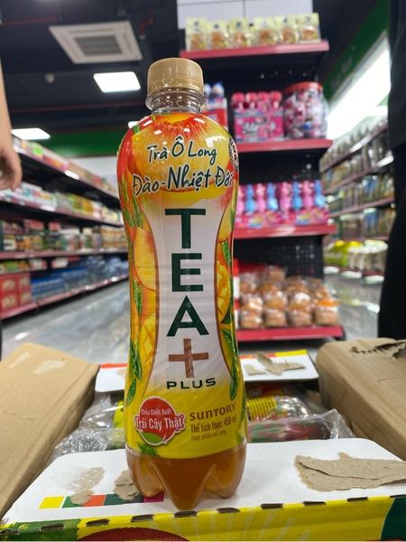 Trà ô long đào nhiệt đới TEA+ 450ml