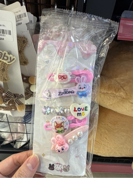 Vỉ kẹp tóc cáo thỏ