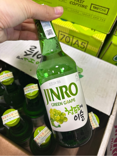 Rượu soju jinro vị nho 360ml
