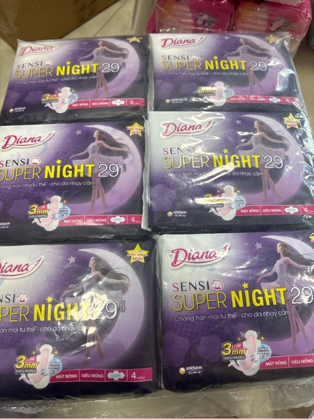 Diana sensi super night siêu mỏng 29cm 4m