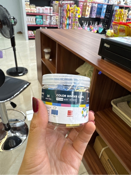 Kẹp giấy màu 15mm