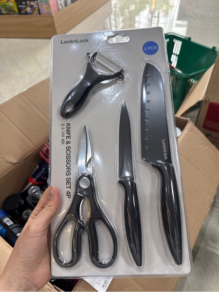 Bộ dao kéo nhà bếp Lockblock