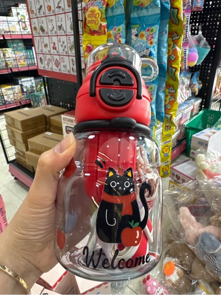 Bình nước nhựa thú cưng 750ml ( 6155)