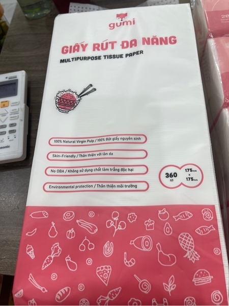 Giấy Rút Đa Năng Gumi 360 tờ