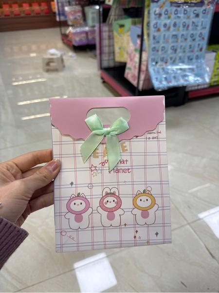 Túi quà có nắp nơ