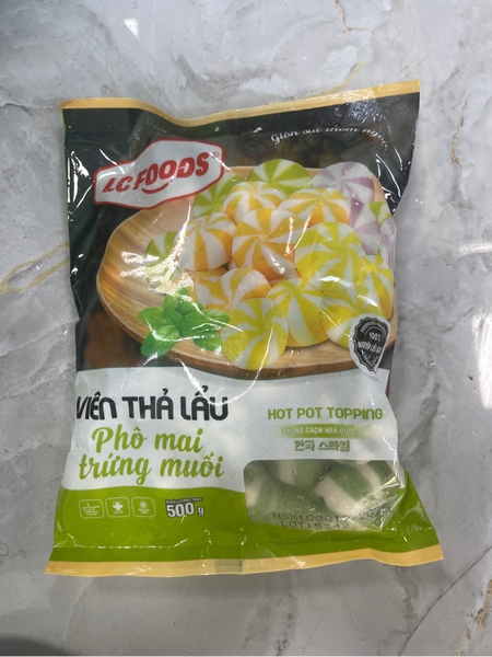 Viên Thả Lẩu Phô Mai Trứng Muối LC Food 500g