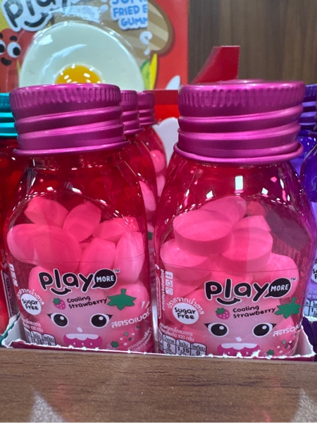 Kẹo the Playmore hũ 22g vị dâu
