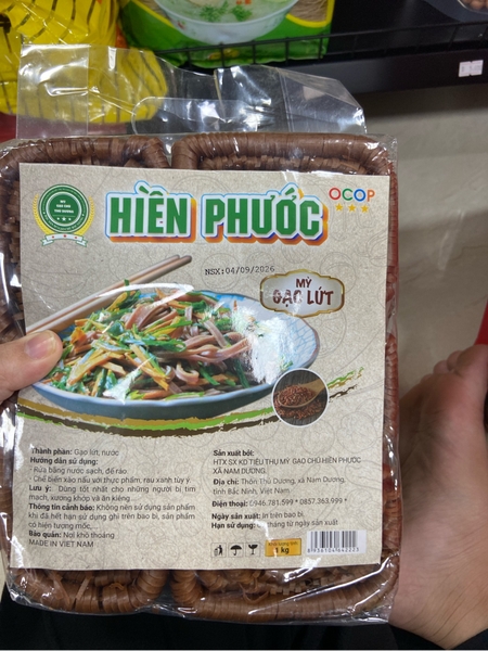 Mỳ Gạo Lứt Hiền Phước 1kg