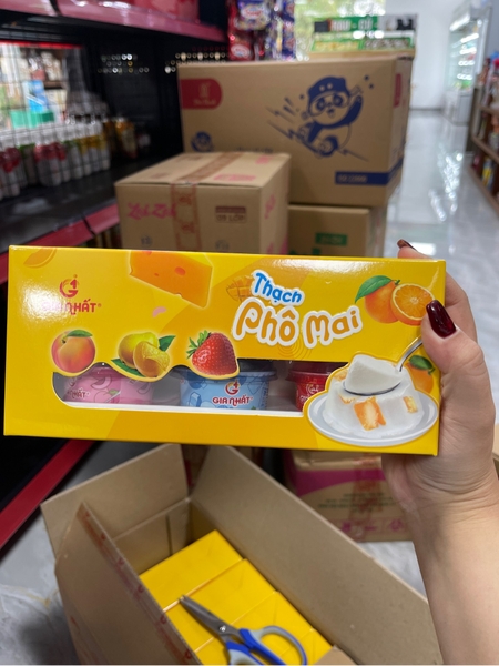 Thạch Phô Mai Gia Nhất 420g