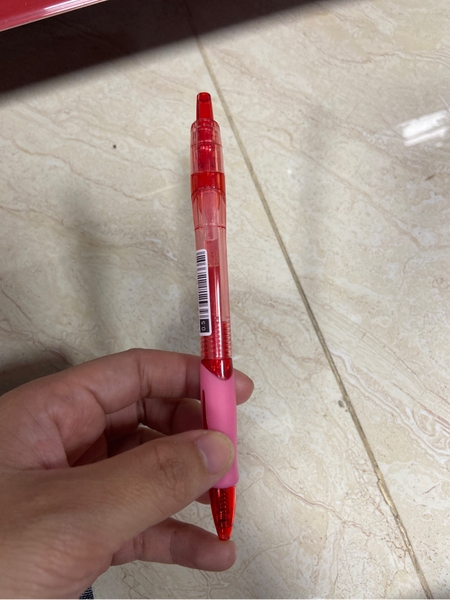 Bút gel bấm basic 109R đỏ