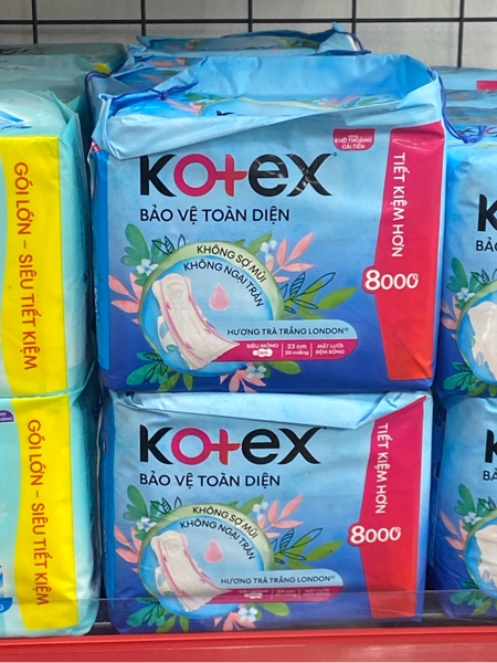 Kotex bảo vệ toàn diện siêu mỏng có cánh
