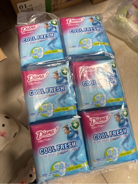 Diana siêu thấm cool fresh siêu mỏng không cánh 8m