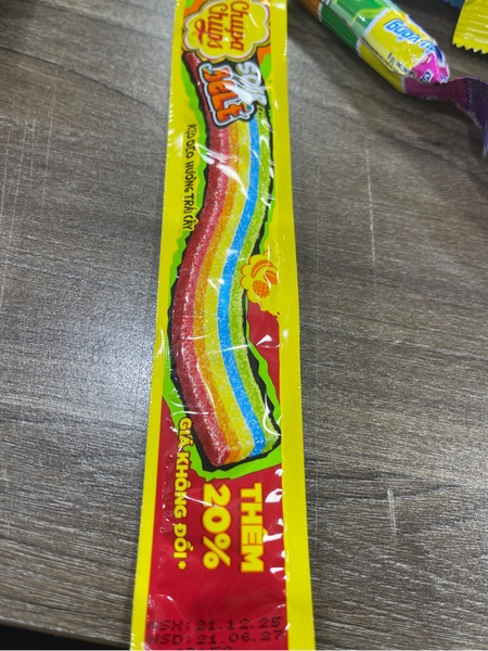 Kẹo Dẻo Chupa Chups Cầu Vồng 8.4g