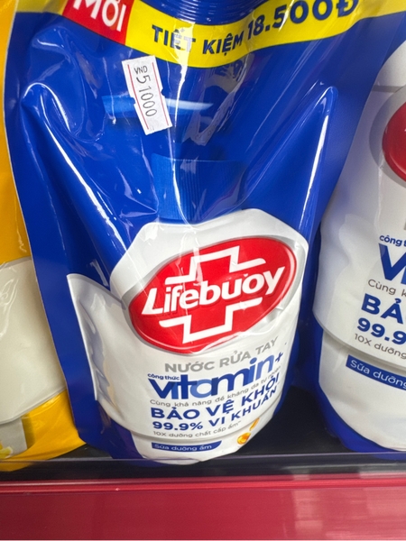 Nước rửa tay lifebuoy xanh 400g