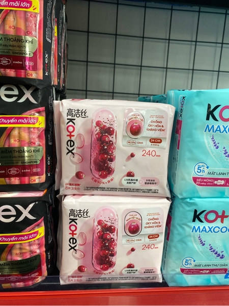Kotex nam việt quất hồng