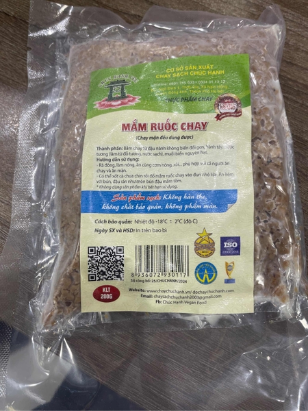 Mắm Ruốc Chay 200gr