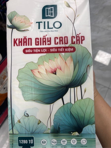 Khăn Giấy Rút Đáy TiLo 6 gói
