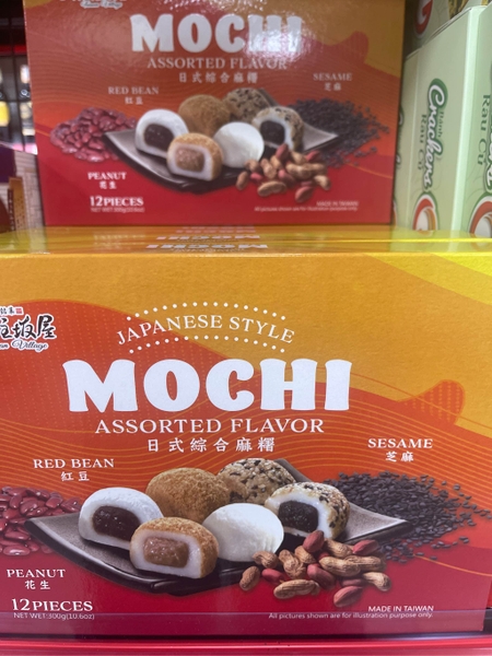 Bánh mochi kiểu Nhật vị tổng hợp (Japanese style Mochi - Assorted Flavor) 300g/ hộp