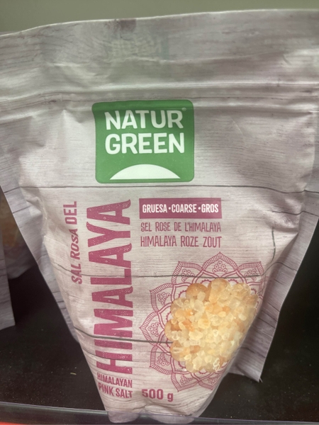 NaturGreen Muối hồng Himalaya dạng hột 500g