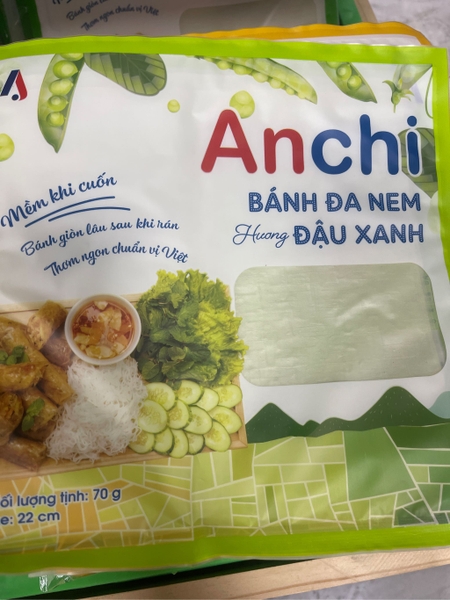 Bánh Đa Nem An Chi - Đậu Xanh 22cm