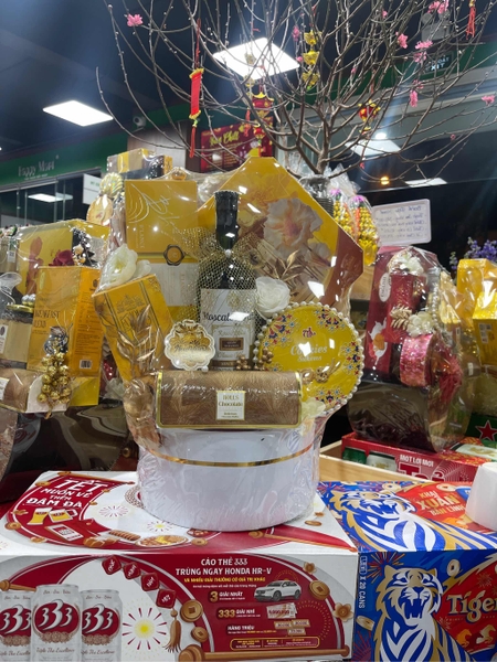 Set Quà Số 10 - Trắng Vàng, Xanh Dương