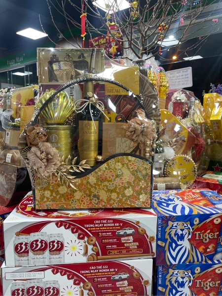 Set Quà Số 08 - Xanh Dương, Vàng, Đỏ Tay Cầm