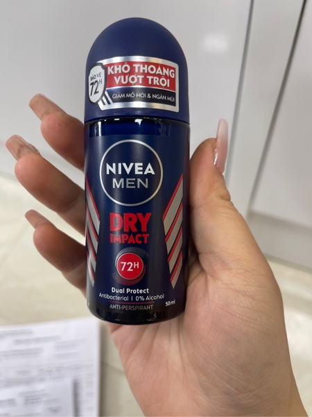 Lăn Khử Mùi Nivea Khô Thoáng Nam 50ml