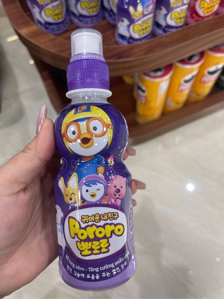 Nước uống Pororo vị việt quất 235ml (24 chai)