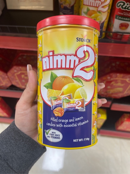 Hộp quà Thực phẩm bổ sung kẹo trái cây nhân mềm Nimm2 110 g