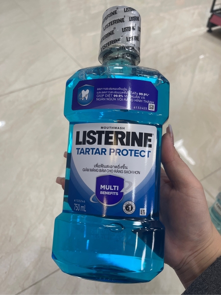 Nước súc miệng Listerine Tartar Protect 750ml