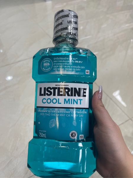 Nước Súc Miệng LISTERINE COOL MINT COMBO 750ML